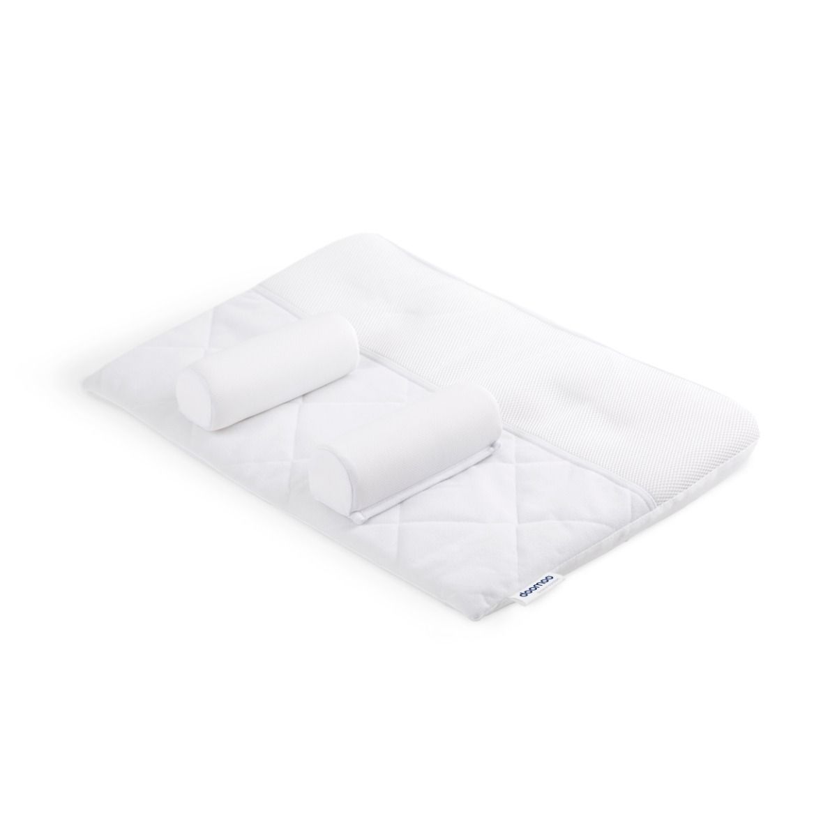 Doomoo Basics Supreme Sleep Large, Perfect Ventilation, Optimal Comfort, Provides Good Support, Prevents The Risk Of Flat Head - White