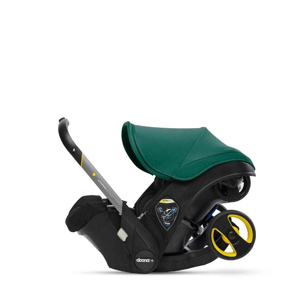 Doona Infant Car Seat And Stroller, Folds And Unfolds With The Click Of A Button, Removable And Washable Textiles, 5-point Harness - Nitro Black