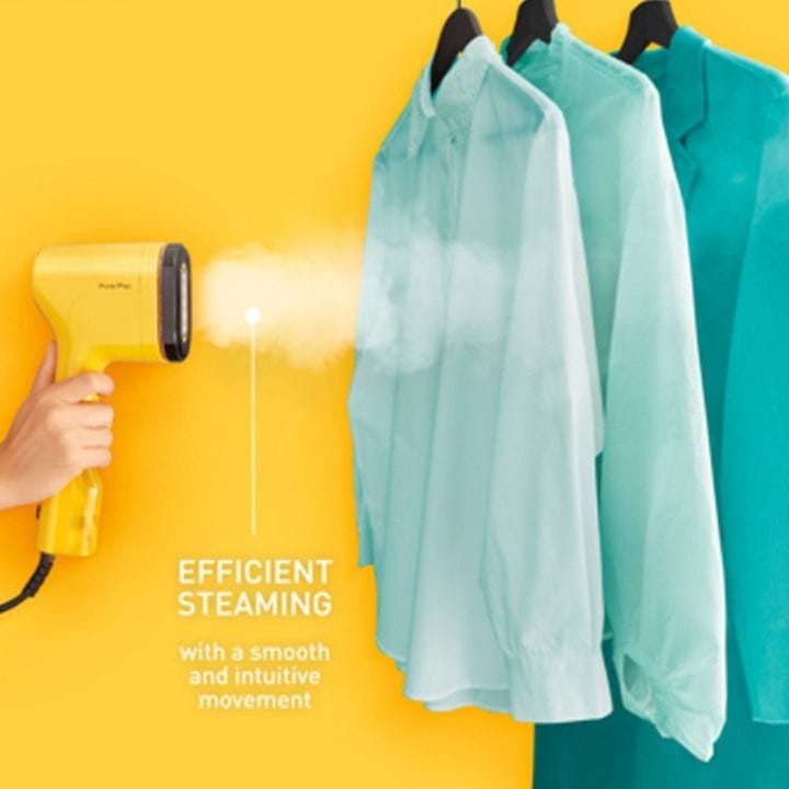 تيفال مكواة بخار محمولة بيور بوب 1300 واط - أصفر مشمس | DT2026G0