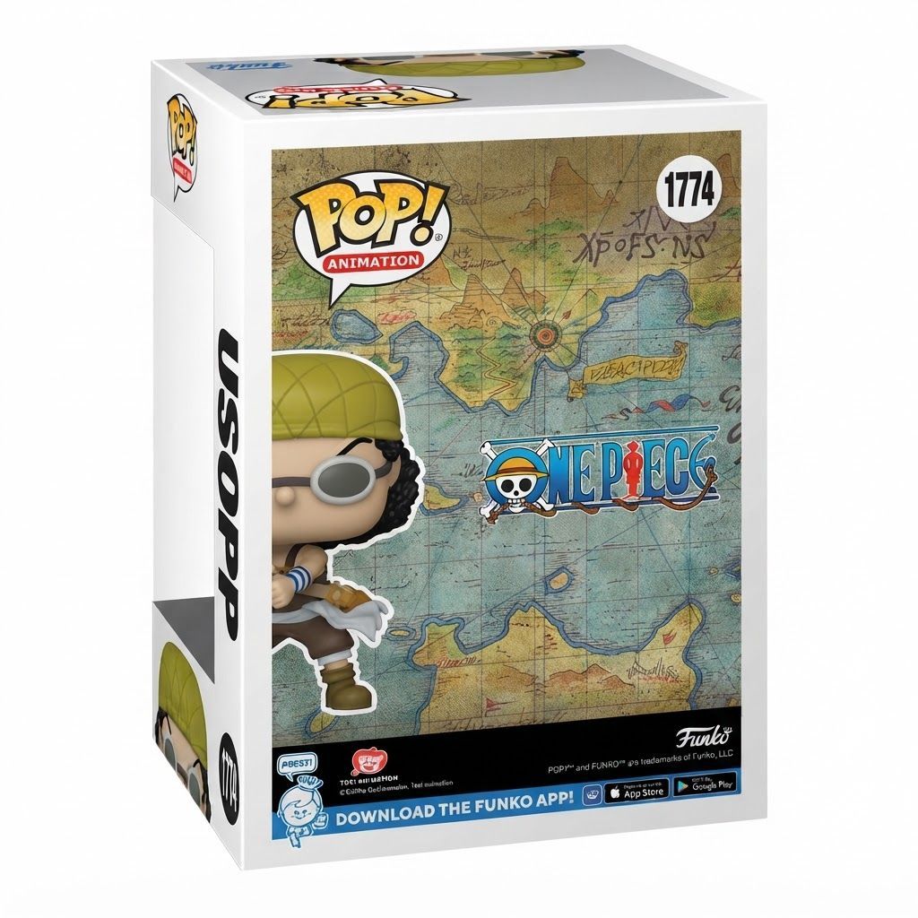 Funko Pop! Animation: One Piece - Usopp Vinyl Figure Collectible Anime Model, 3.75-Inch