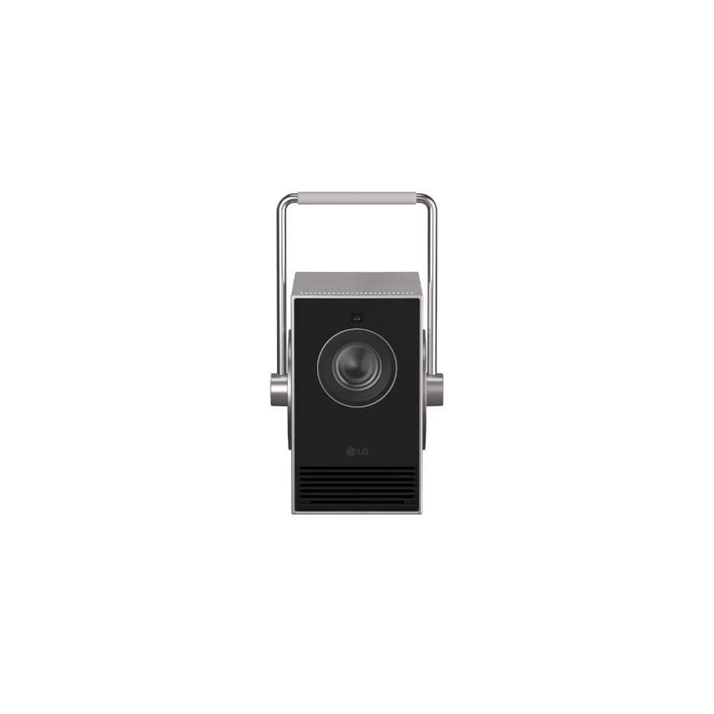 LG CineBeam Q Mini Portable 4K UHD Laser Projector, 600 ANSI Lumens, Up to 120-Inch Screen, DCI-P3, Auto Screen Adjustment | PU600U.AMA