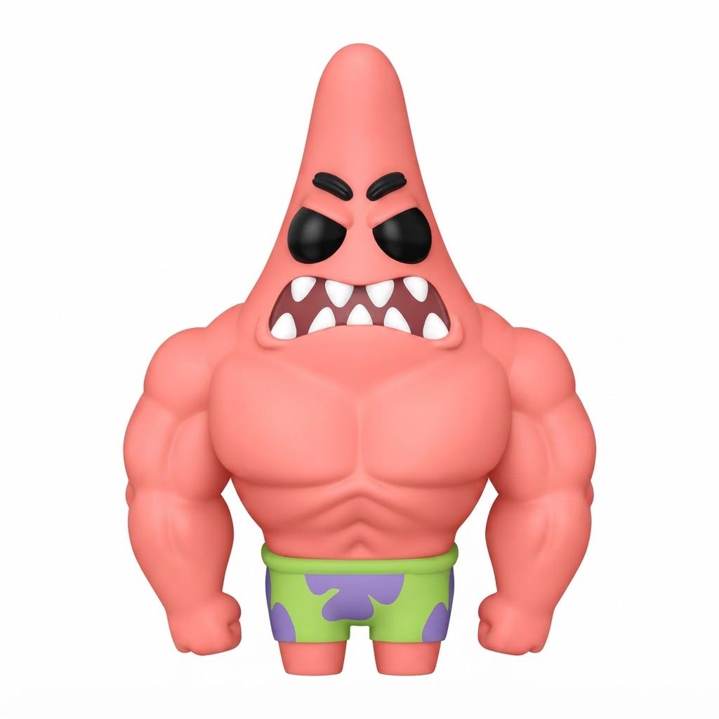 Funko Pop! Animation SpongeBob SquarePants 25th Anniversary Patrick with Muscles Vinyl Figure