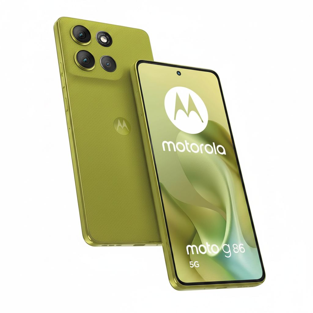 موتورولا Moto G86 - سعة 256 جيجابايت، رام 8 جيجابايت، ثنائي الشريحة، هاتف ذكي 5G غير مقفل | ذهبي