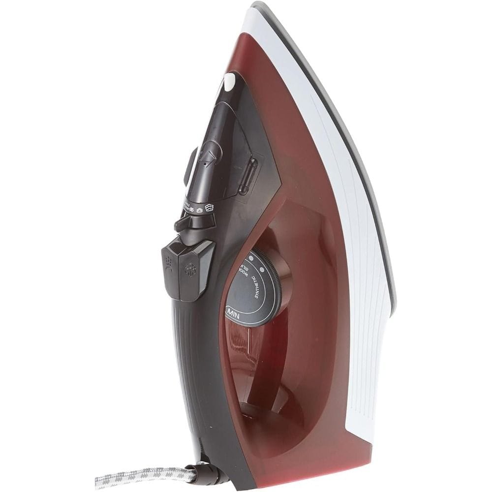 Black + Decker Steam Iron 1600W - Non-Stick Soleplate, Steam Burst, Anti-Drip, Auto Shut-Off | X1550-B5