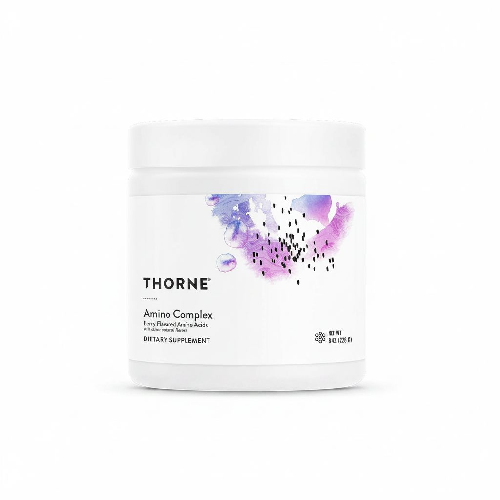 Thorne Amino Complex - EAA & BCAA Powder for Muscle Recovery - Berry Flavor - 30 Servings