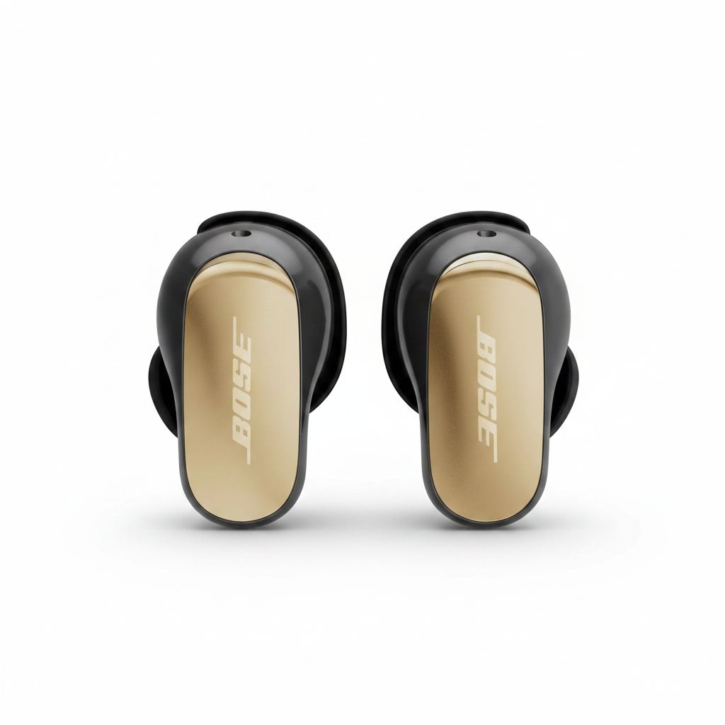 Bose QuietComfort Ultra Bluetooth Earbuds (2nd Gen), Wireless Noise Cancelling, Spatial Audio, Bluetooth - Gold