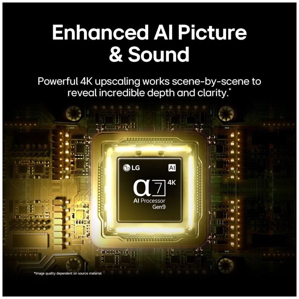 LG 85 Inch AI Mini LED QNED70 4K Smart TV - Dynamic QNED Color, Alpha 7 AI Processor Gen9, WebOS with Gemini & Copilot AI | 85QNED70B6T.AMRG