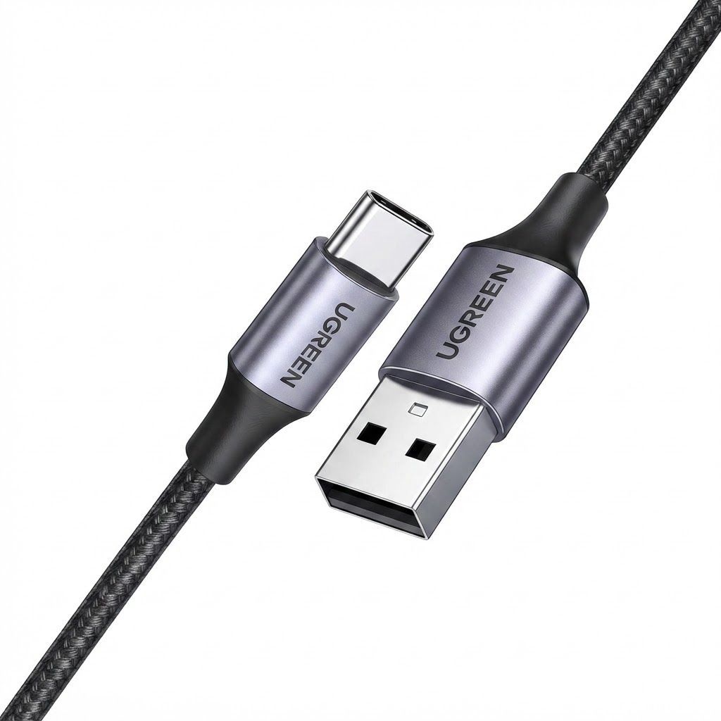 UGREEN Type C Cable 1 Braided 18W USB A to USB C Fast Charging Cable