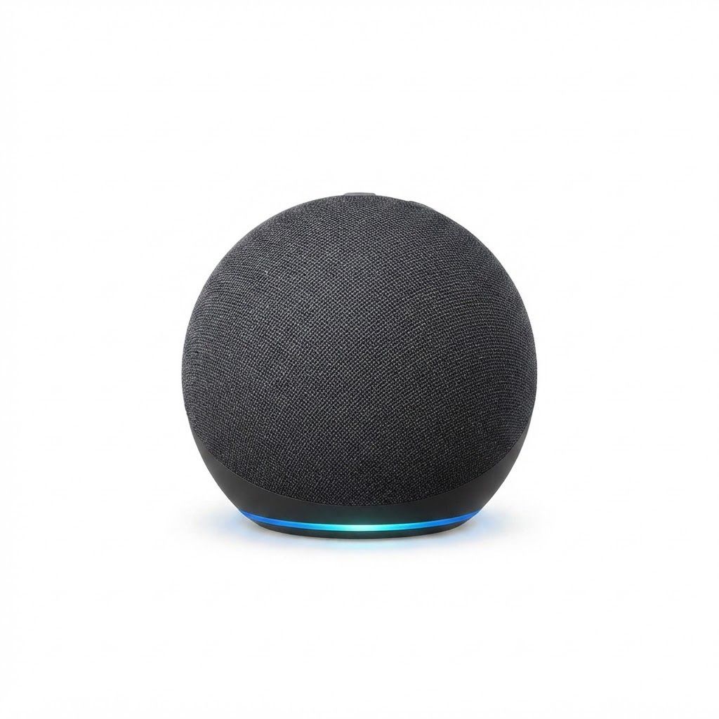 Amazon Echo (4th Gen) Smart Speaker with Alexa, Premium Sound, Zigbee Smart Home Hub, Bluetooth & Wi-Fi Voice Control | White