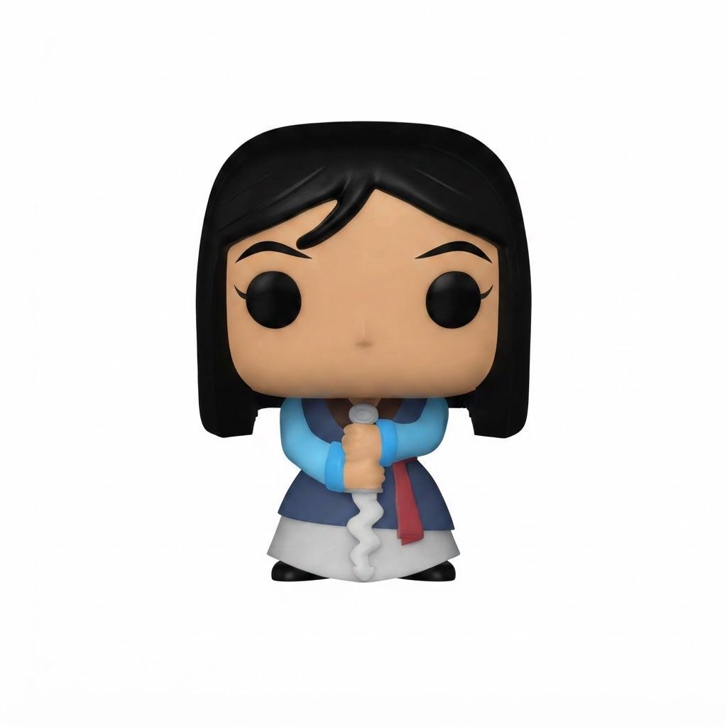 Funko Bitty Pop! Disney Princess 4-Pack: Ariel, Mulan, Tiana & Surprise Mini Figure - 0.9-Inch Set