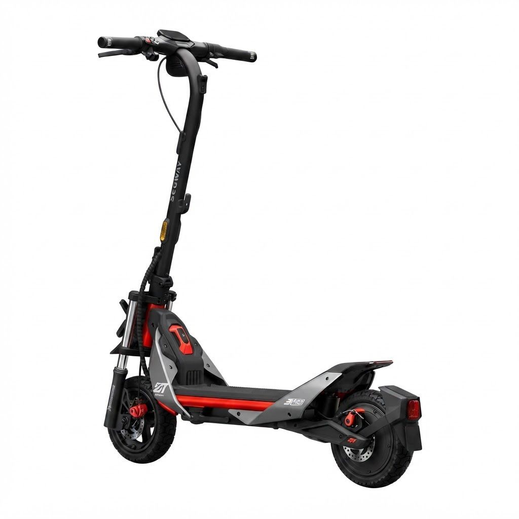 Segway-Ninebot ZT3 Pro Off-Road Electric Scooter, 1600W Max Power, Up to 70km Range, 25km/h Top Speed, 11-Inch Off-Road Tires