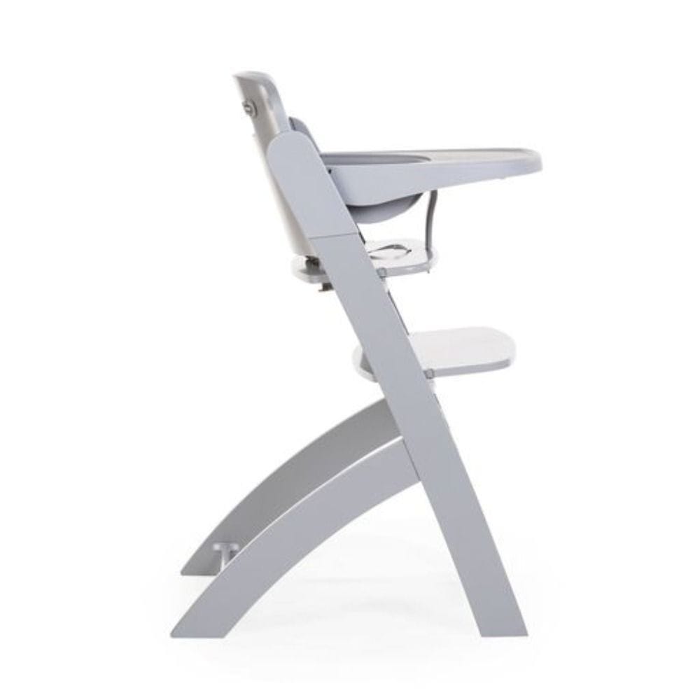 Childhome Evosit High Chair, Evolutive Design, Tool-Free Adjustment, Sleek Aesthetics, Easy To Clean - Stone Gray