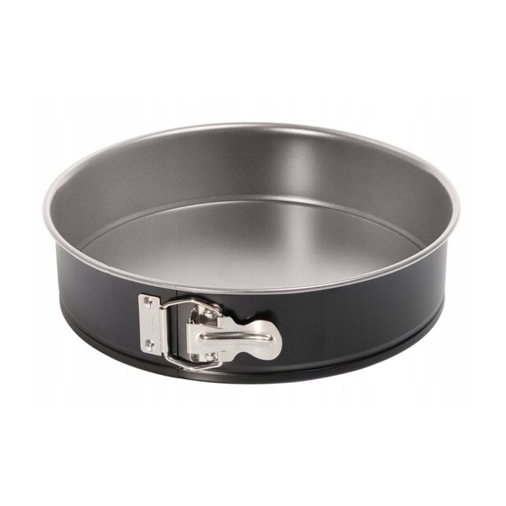 Tefal Easy Bake Springform Cake Mould, 28cm Non-Stick Baking Pan, Removable Base, Durable Carbon Steel Bakeware, Black - J1241474