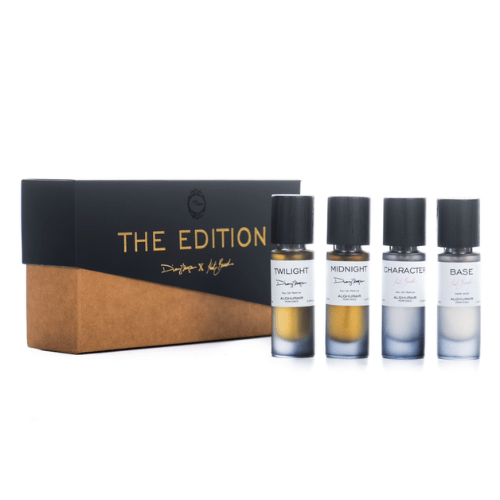 Al Ghurair The Edition Perfume Gift Set, 10ml Character, Midnight & Twilight Perfumes with Hair Mist Base, Luxury Fragrance Collection