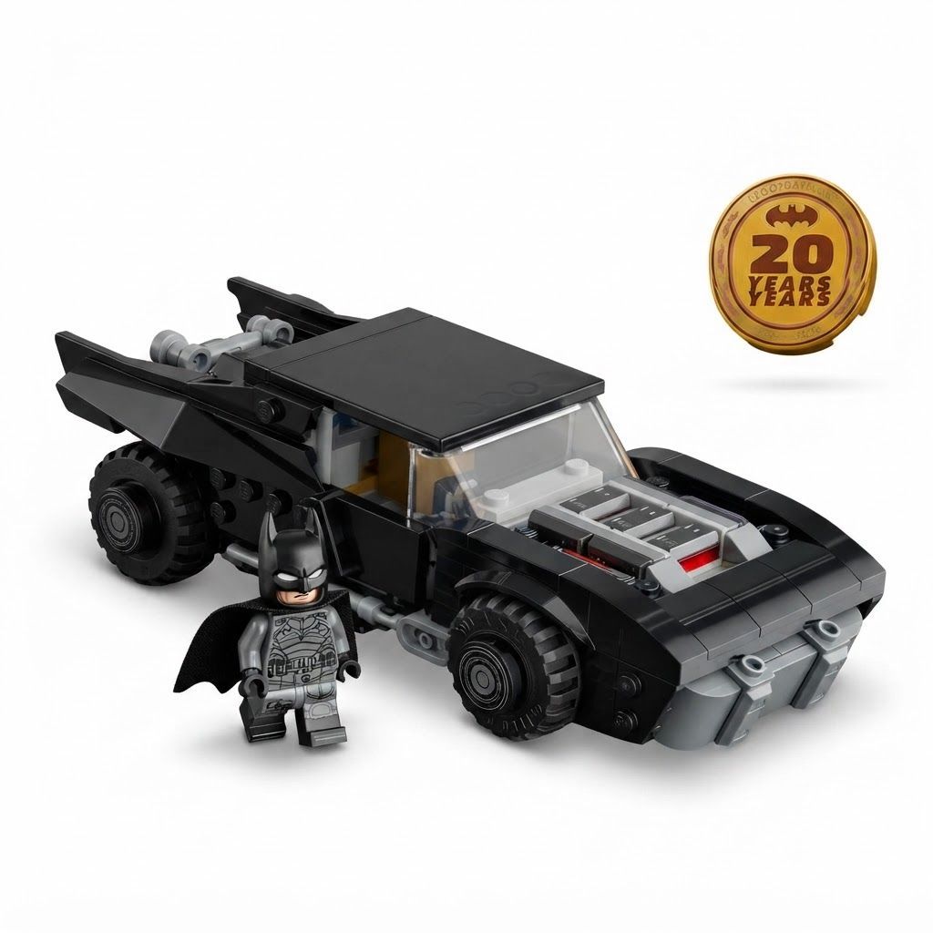 LEGO DC Batman The Batman Batmobile Building Set, Iconic Superhero Toy Vehicle Model Kit 9+ Years
