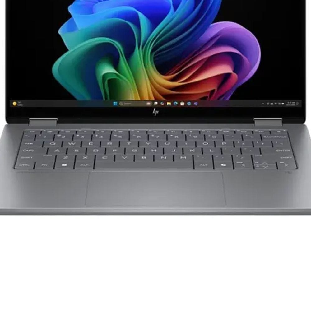 HP 14-Inch OmniBook X Flip 2-in-1 AI Laptop - 3K OLED Display, AMD Ryzen AI 7 350, 32GB RAM, 1TB SSD, English Keyboard, Windows 11 | Silver - CA8K0EA
