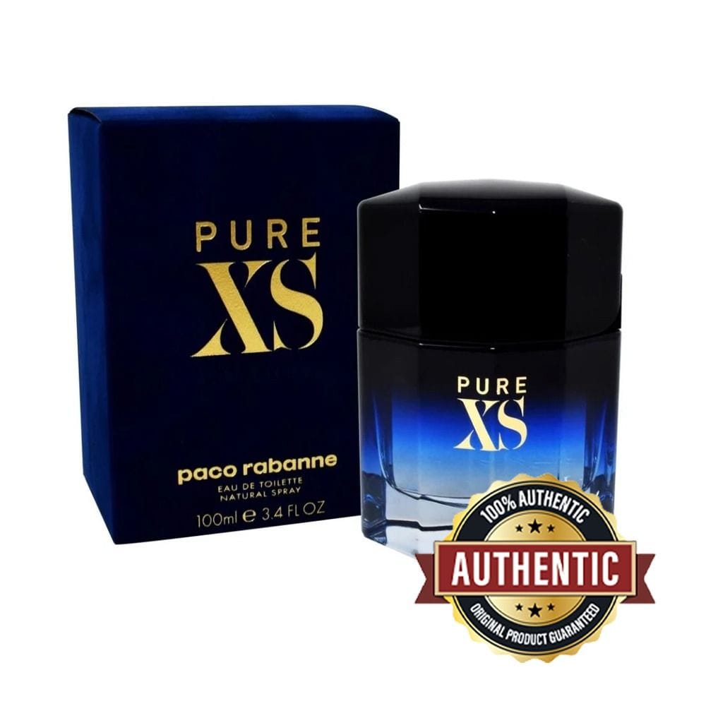 Paco Rabanne Pure XS Eau de Toilette for Men, Fresh Oriental Fragrance - 100ml