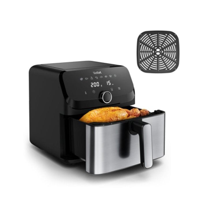 Tefal Easy Fry Mega, Air Fryer, Extra-Large Capacity 7.5L, 8 Preset Programs | EY855D40