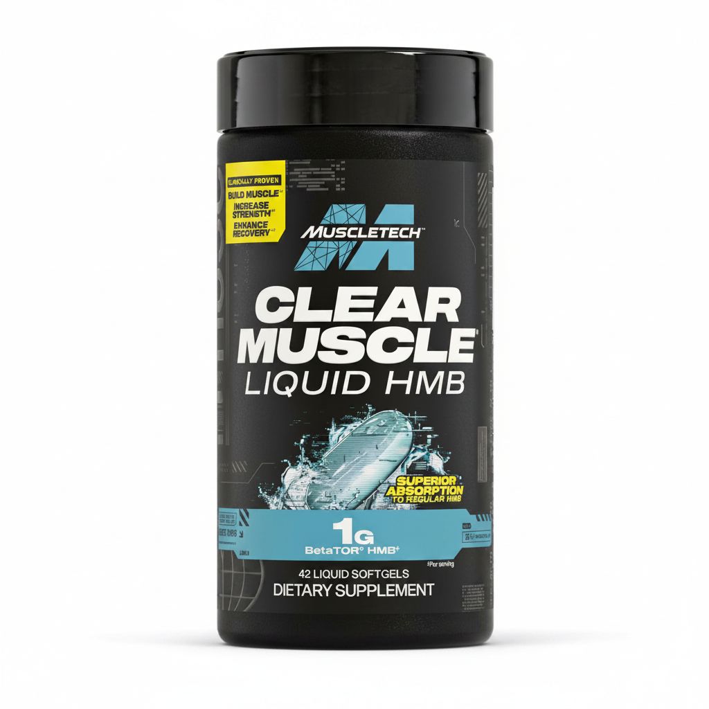 MuscleTech Clear Muscle HMB Supplements 1000mg | Enhance Recovery & Lean Muscle
