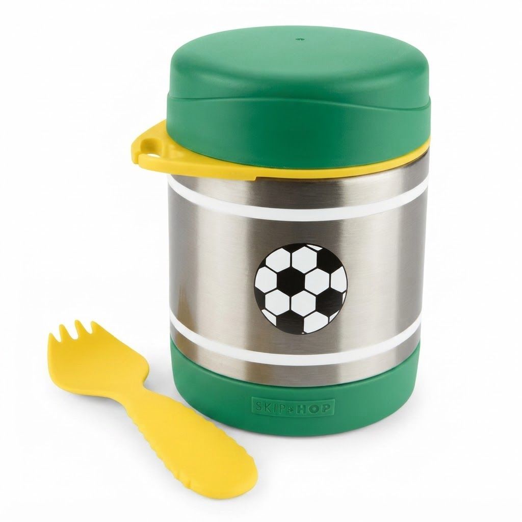 Skip Hop Spark Ice Cream Style Food Jar 3-6 Years 325ml, Safe And Durable Build, Kid-Approved Sporty Design, Lightweight And Travel-Friendly - Multicolour