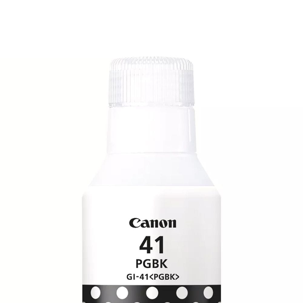 Canon GI-41 Black Ink Bottle, Genuine Pigment-Based Canon Ink, Up to 6000 Pages Yield, Mess-Free Refill Design & PIXMA G Series Compatibility | Black - 4549292169522