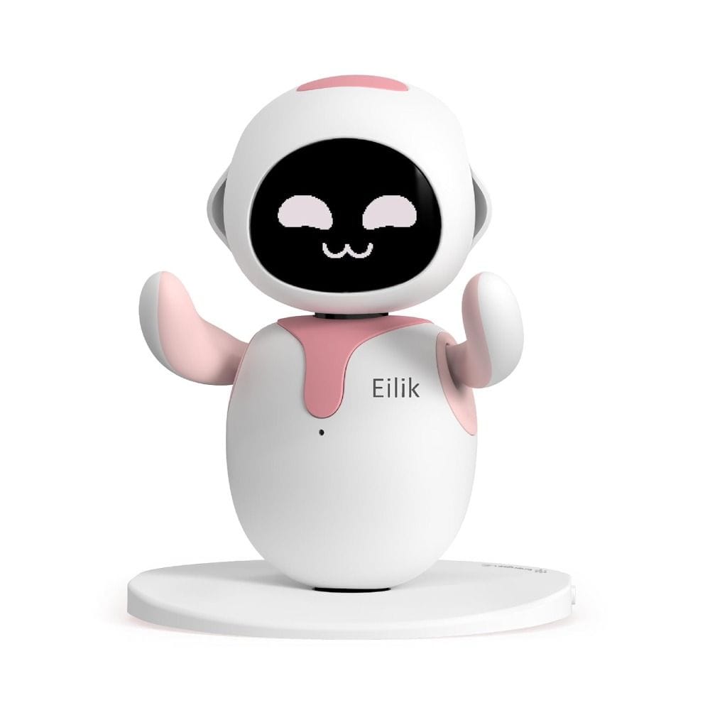 Eilik Desktop Companion Robot, Emotional Intelligence Interactive AI Robot, USB-C Rechargeable Smart Desk Toy, Multi Robot Interaction