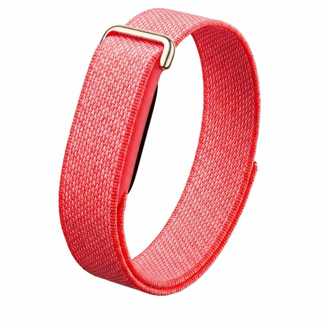 Google Fitbit Air Screen-Free Fitness Tracker, Heart Rate & Sleep Tracking, AI-Powered Health Coaching, iOS & Android Compatible | Raspberry Red - GA11016-EU