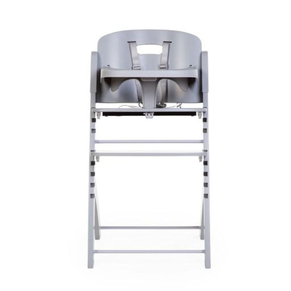 Childhome Evosit High Chair, Evolutive Design, Tool-Free Adjustment, Sleek Aesthetics, Easy To Clean - Stone Gray
