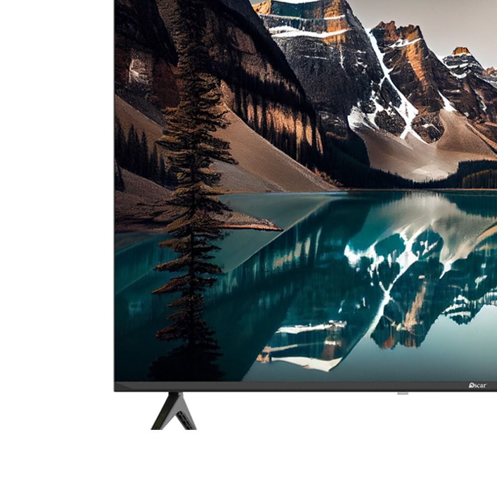 OSCAR 65 inch Frameless QLED 4K Smart WebOS TV- UHD, HDR, T2/S2/CI Slot, Dual ARM Processor, OS65QSW4KA | Black