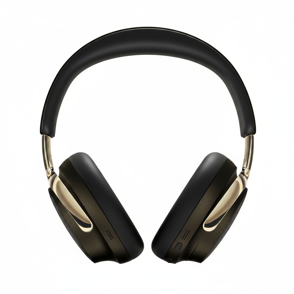 Bose QuietComfort Ultra Wireless Over-Ear Headphones (2nd Gen), Premium Sound, World-Class Noise Cancelling, Bluetooth, Up to 24-Hour Battery Life - Desert Gold