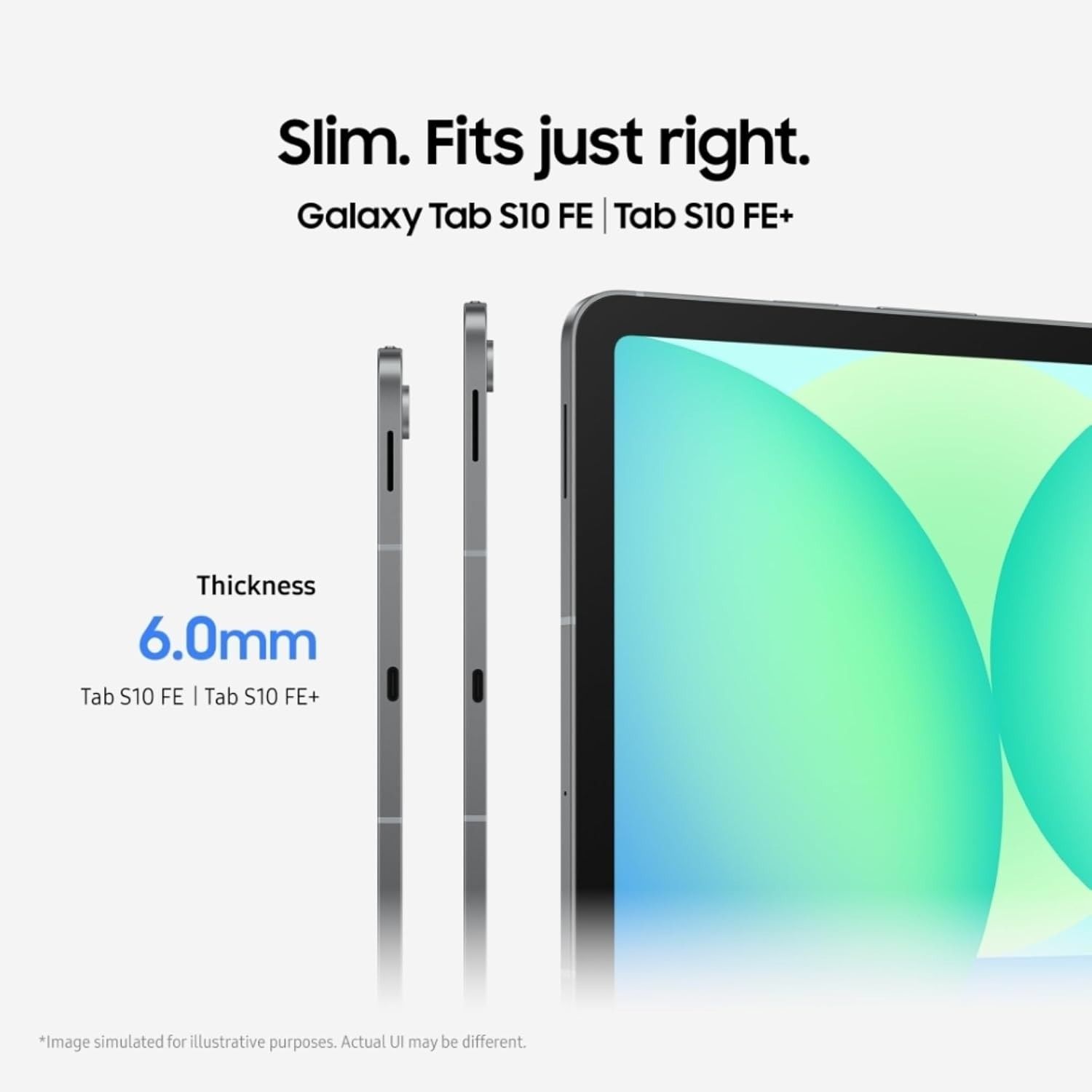 Samsung Galaxy Tab S10 FE+ SM-X620N, 13.1" Display, Wi-Fi, 128GB+8GB RAM, 10090mAh Battery, S Pen | Gray