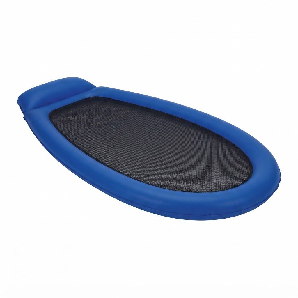 Intex Ride-On Floating Raft, Inflatable Pool Float with Durable Vinyl Construction, Blue