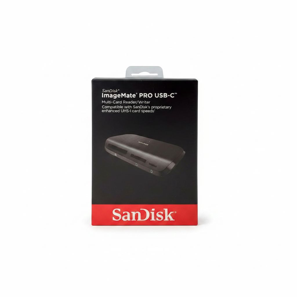 SanDisk ImageMate PRO USB-C Reader/Writer with USB-C Connectivity, Multi-Card Support for SD & microSD, UHS-II Transfer Speeds & Compact Design | Black - 619659176846