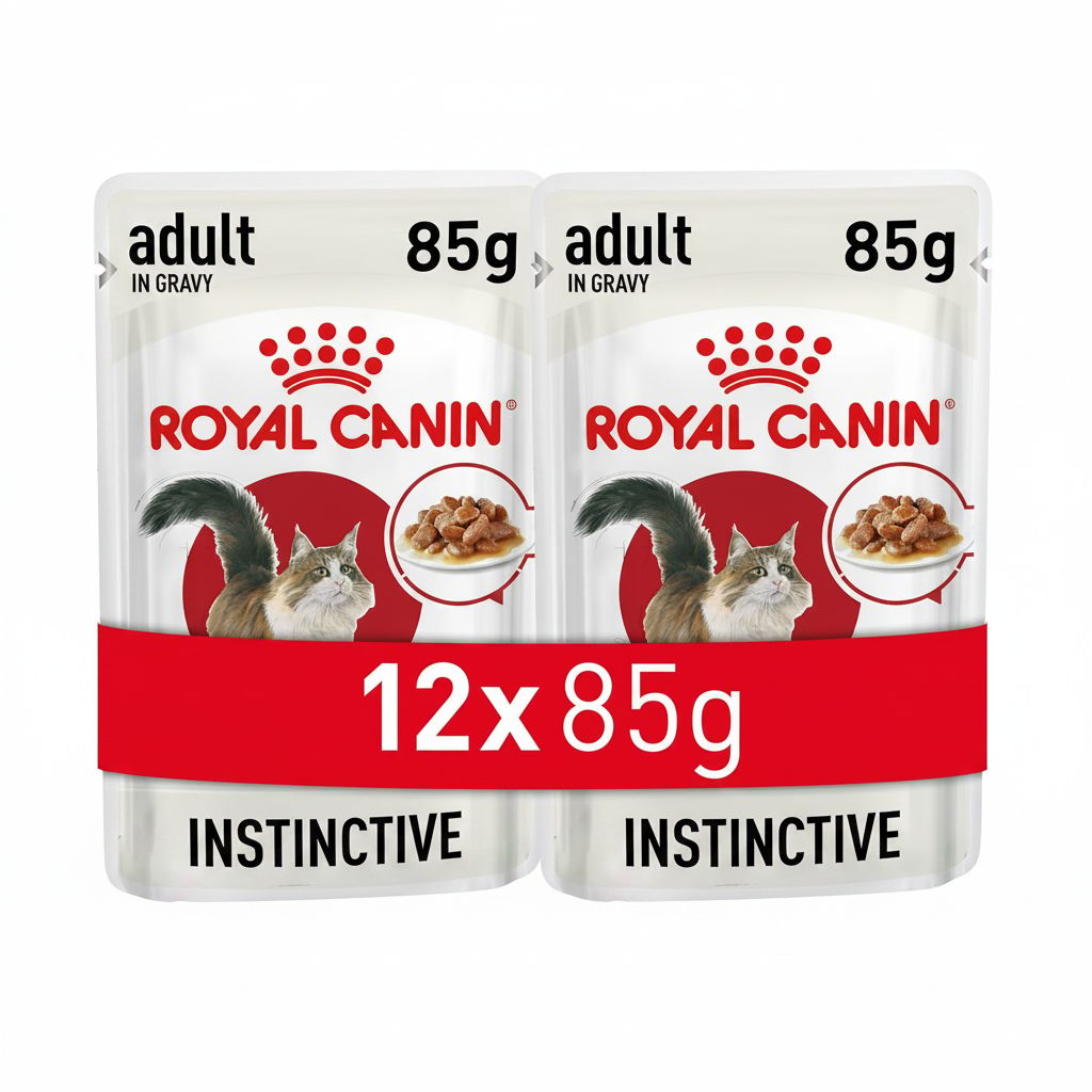 Royal Canin Feline Health Nutrition Gravy Wet Food for Adult Cats - 12 Packs of 85g