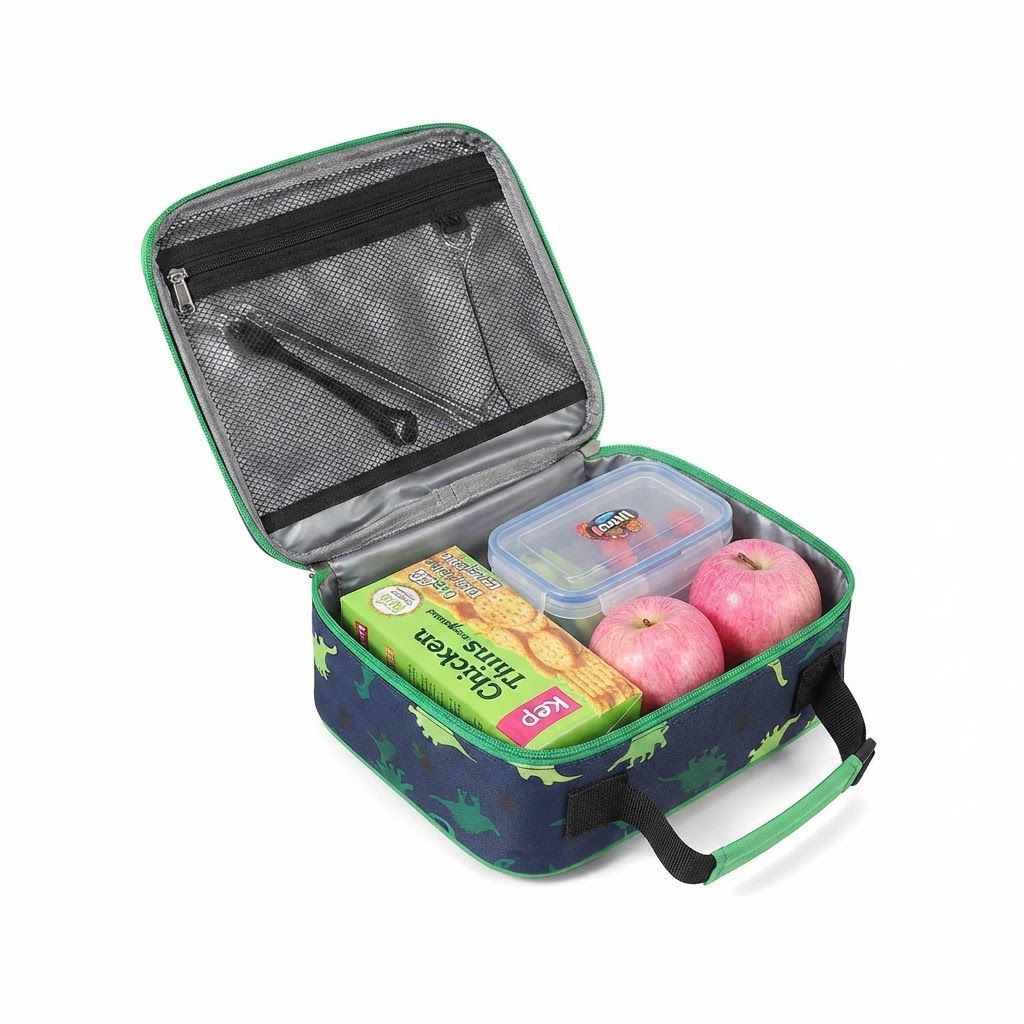 VASCHY Insulated Kids Lunch Bag for School - Reusable Cooler Box with Adjustable Shoulder Strap
