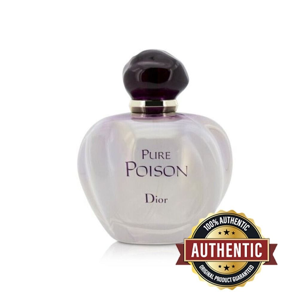 Dior Pure Poison Eau de Parfum for Women, White Floral Fragrance with Jasmine, Orange Blossom, Gardenia & Sandalwood - 100ml