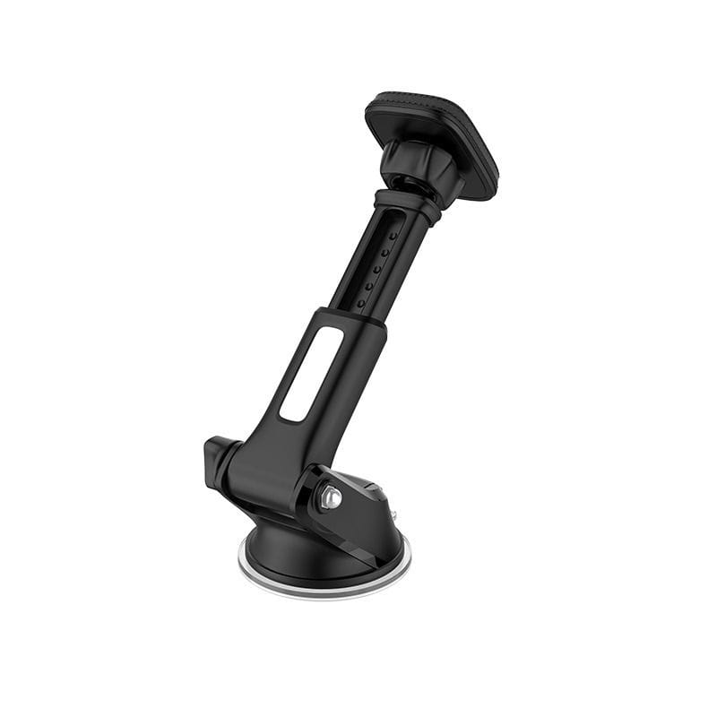 HOCO CA42 Cool Journey Dashboard Car Phone Holder with Stretch Rod, Adjustable 360° Mount for Smartphones - Black