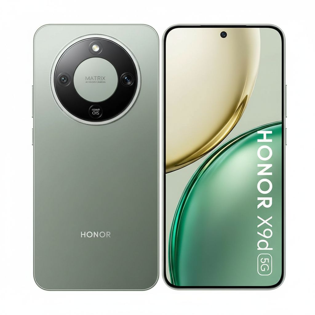Honor X9d 5G Smartphone 12GB RAM + 256GB Storage with 108MP Ultra-Clear AI Camera, 6.79-inch 120Hz AMOLED Display & Android 15 | Forest Green