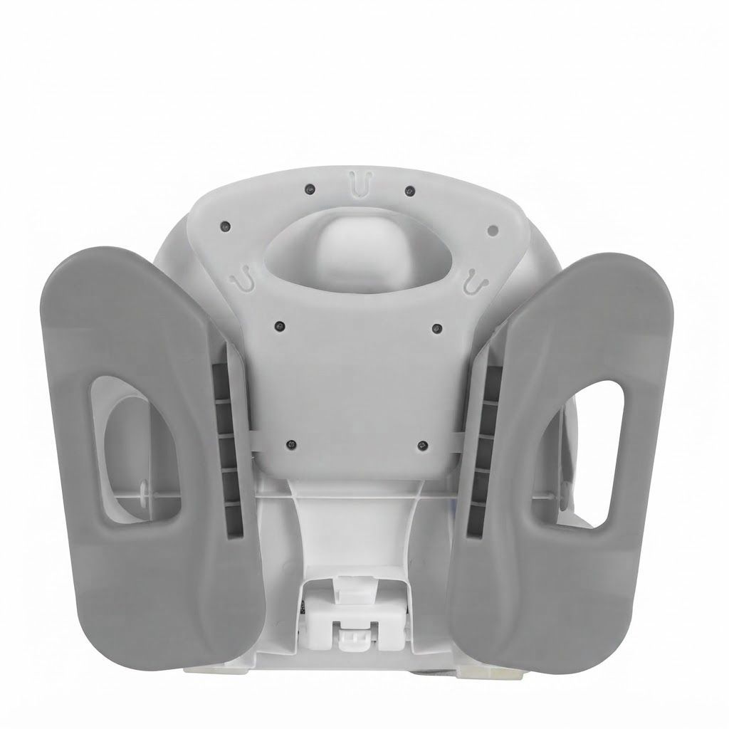 Baybee 2-in-1 Baby Booster Seat for Dining, Portable Feeding Chair with Removable Tray & 3-Point Safety Harness