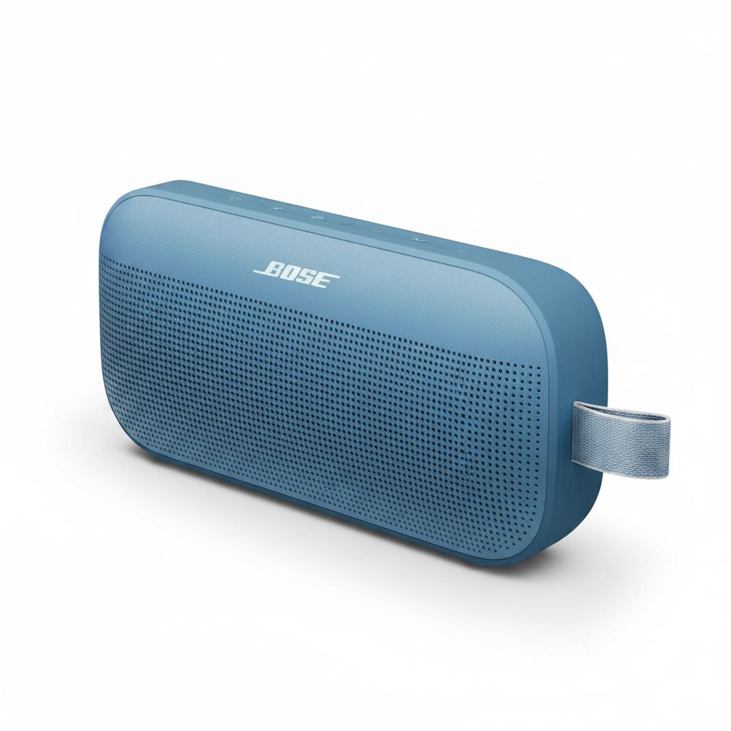 Bose SoundLink Flex Portable Bluetooth Speaker (2nd Gen), Waterproof, Hi-Fi Audio, 12-Hour Battery Life, Blue