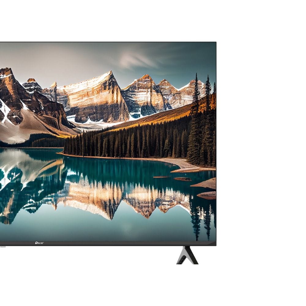 OSCAR 65 inch Frameless QLED 4K Smart WebOS TV- UHD, HDR, T2/S2/CI Slot, Dual ARM Processor, OS65QSW4KA | Black