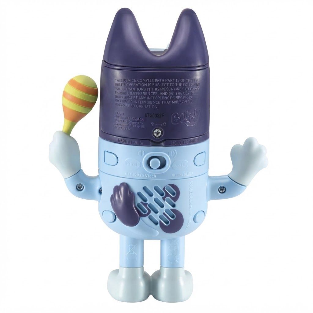 VTech Shake It Bluey Interactive Toy - Musical Educational Game with Sounds & Phrases from the Show