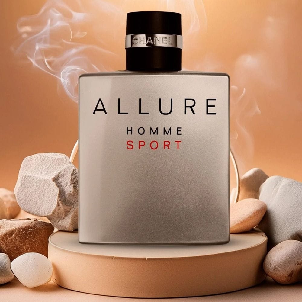 Chanel Allure Homme Sport Eau de Toilette for Men, Fresh Woody Fragrance with Citrus, Spicy & Aquatic Notes - 100ml