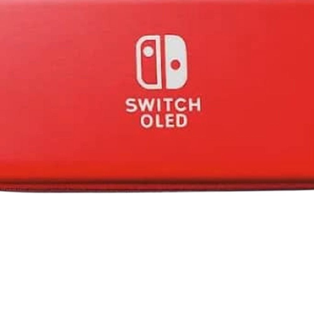 Nintendo Switch 2 Storage Case, Hard Shell EVA Protective Travel Case, Console & Accessory Storage, Carry Strap | Red - NSW-086D - 6961818027581