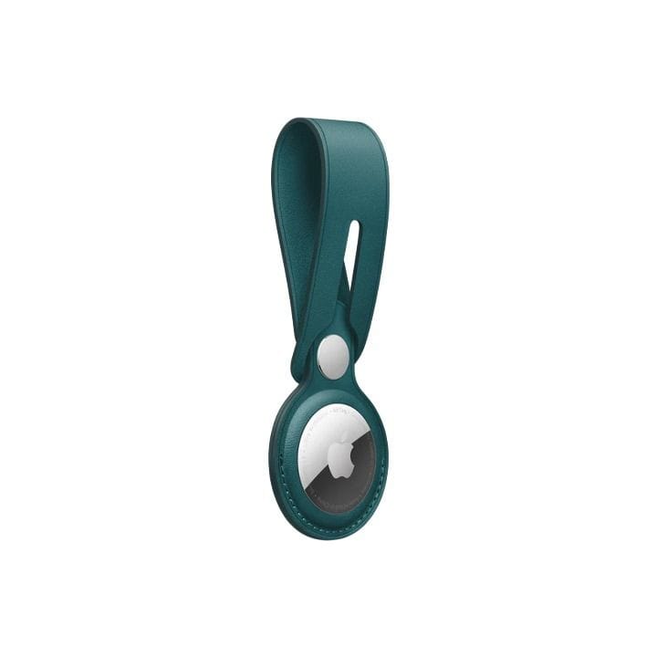 Apple AirTag Leather Loop, Stylish And Functional, Lightweight And Practical, Loop Design for Easy Attachment - Forest Green