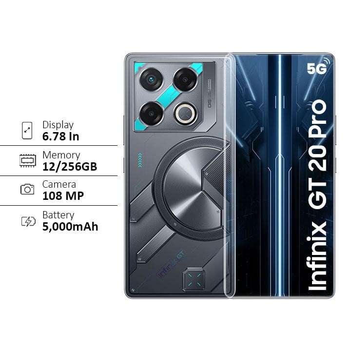 Infinix GT 20 Pro 256GB+12GB  Smartphone - Mecha Blue | X6871