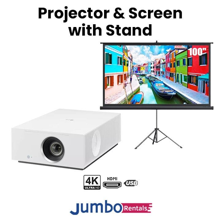 [إيجار] إل جي سينيبيم ‎HU710PW‎ بروجكتور منزلي هجين بدقة ‎4K UHD‎ | ‎HU710P-4-Days‎