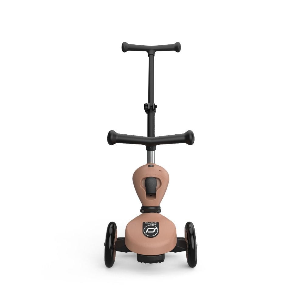 Scoot & Ride Highwaykick 1 Push And Go 1-5 Years, Adjustable To Three Different Heights, Anti-Slip Footplate, Sturdy And Durable Frame - Mocha