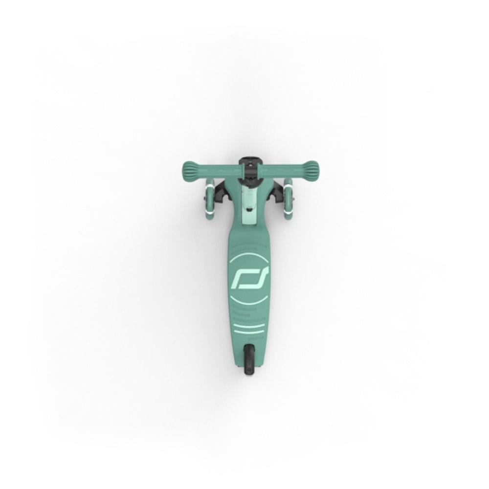 Scoot & Ride Highwaykick 3S LED 3+ Years, LED Glow Wheels For Safety And Style, Height Adjustable Handlebar, Lightweight Design - Forest
