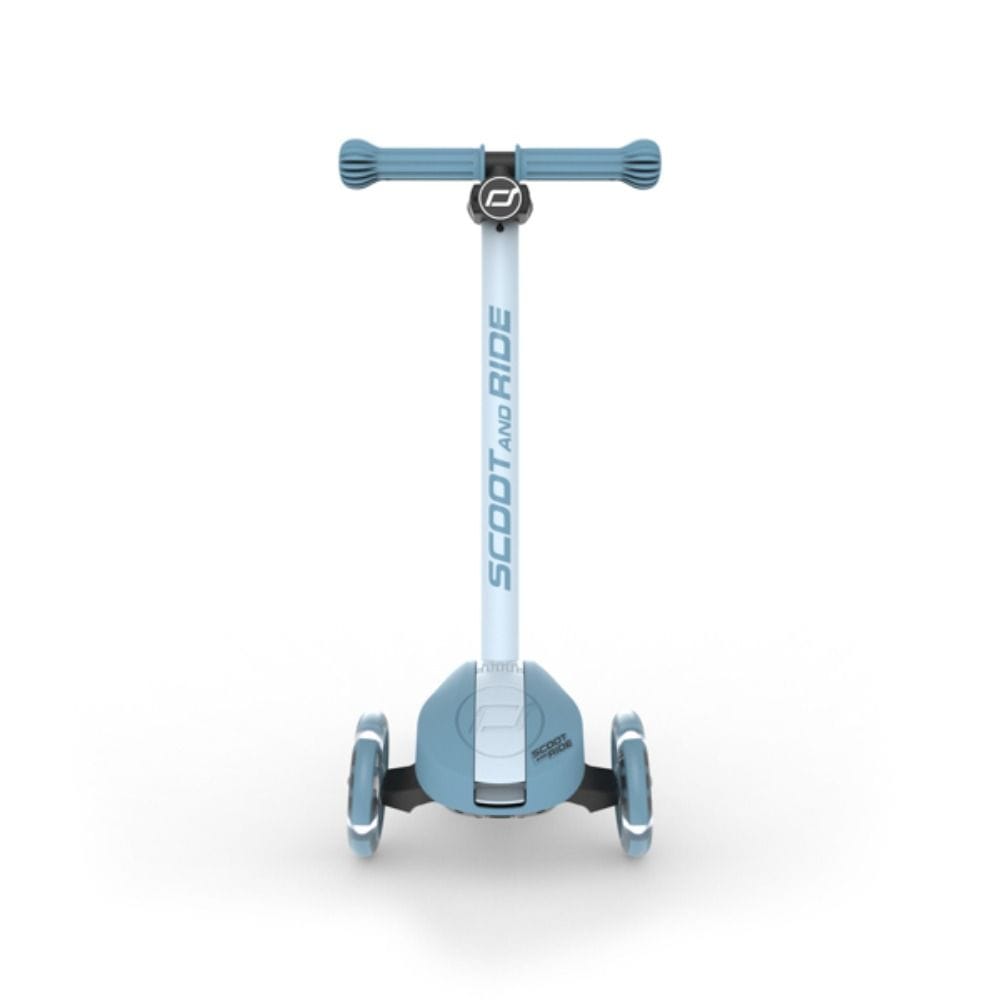 Scoot & Ride Highwaykick 3S LED 3+ Years, LED Glow Wheels For Safety And Style, Height Adjustable Handlebar, Lightweight Design - Steel